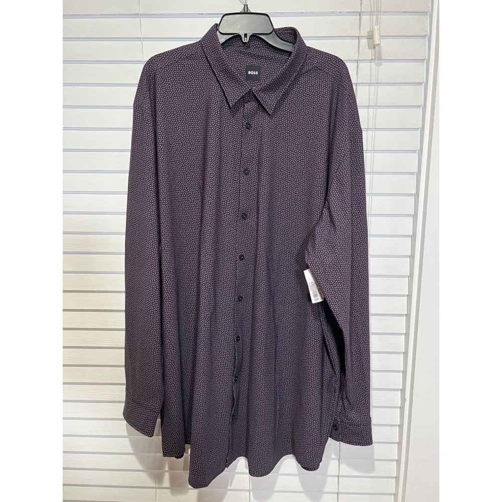 Hugo Boss‎ Performance Long Sleeve Button Up Shirt - Size 5XL